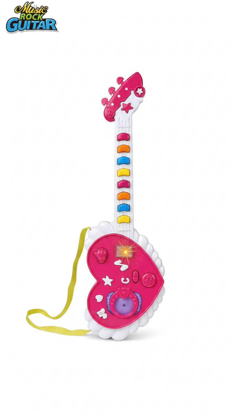 GUITARRA DIDÁCTICA CON LUCES Y SONIDO