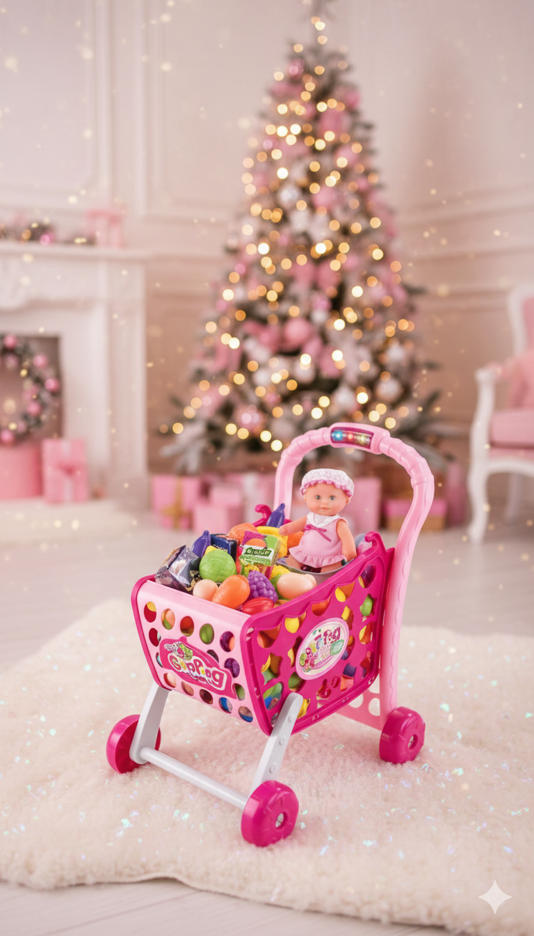 🛒✨ CARRITO DE MERCADO CON LUCES Y SONIDOS ✨🛒