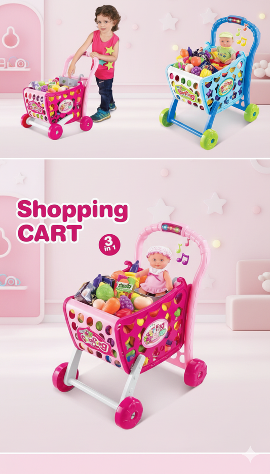 🛒✨ CARRITO DE MERCADO CON LUCES Y SONIDOS ✨🛒