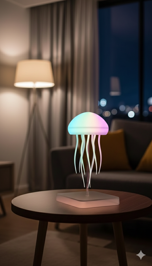 🌊✨ LÁMPARA MEDUSA LED MÁGICA ✨🌊